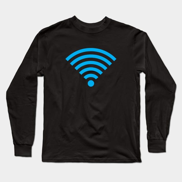 Wifi Signal Strength By Basement Mastermind Long Sleeve T-Shirt by BasementMaster